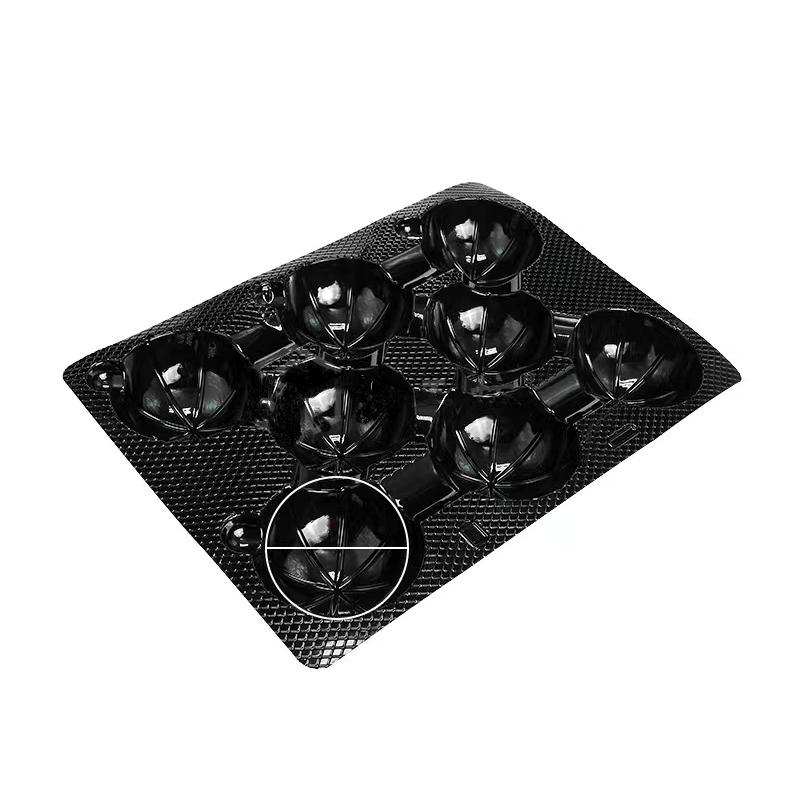 Jelenítse meg a gyümölcs tálcát 388*282*55 mm 8 hornyok