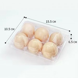 Tojás tálca 155*105*65 mm 6 hornyok