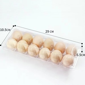 Tojás tálca 290*105*65 mm 12 barázdák 2*6