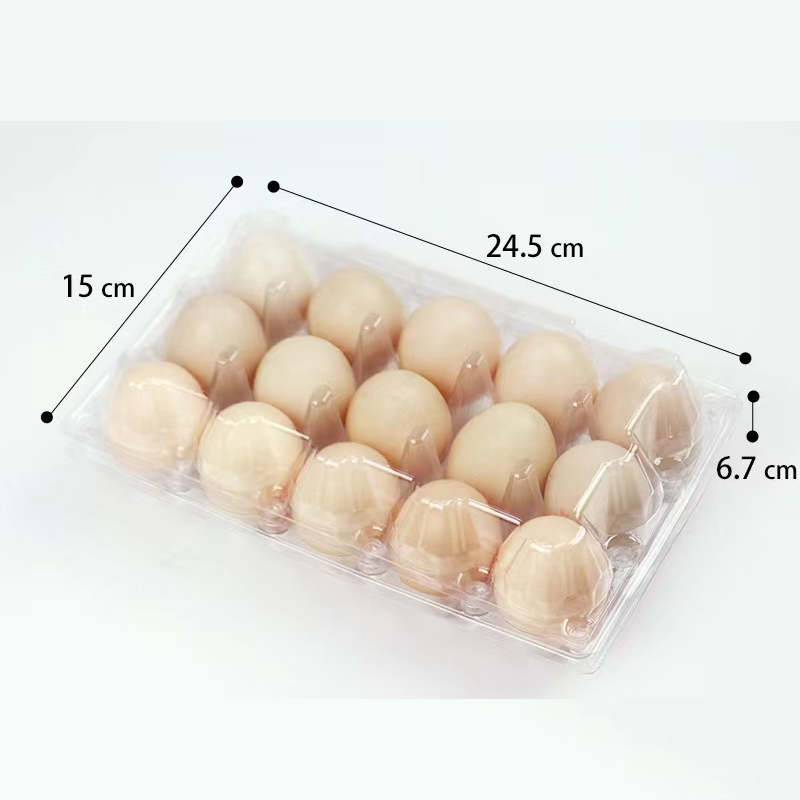 Tojás tálca 245*150*67 mm 15 barázdák 36 g