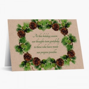 Barna papír címke kártya