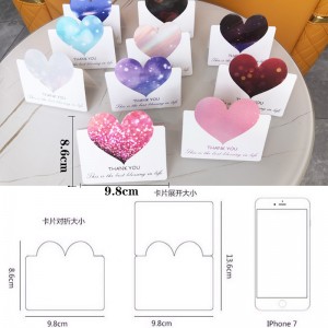 Egyedi ajándék üdvözlőkártya papírkártya