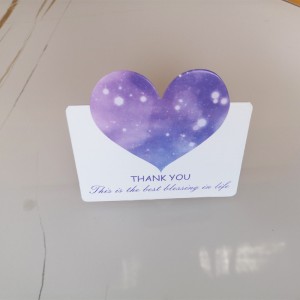 Egyedi ajándék üdvözlőkártya papírkártya