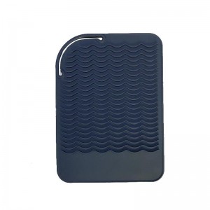 Hőálló pad göndör göndörítőhorgó-tartó hajválasztó utazás Travel szilikon pad könnyen megtisztítható tartós