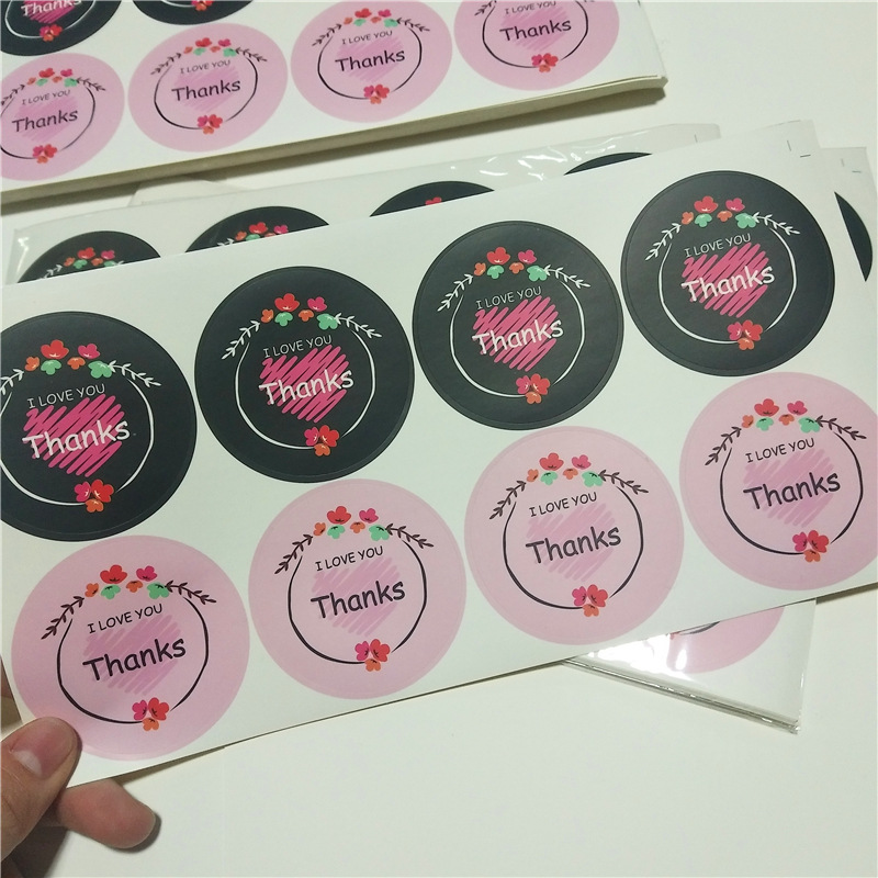 Kör alakú címke -matrica