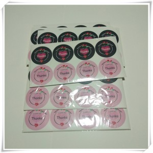 Kör alakú címke -matrica