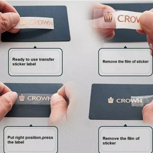 UV aranyozó címkék matrica