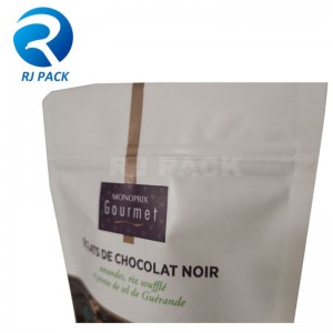 Digitálisnyomtatás Kraft doypack cipzárral