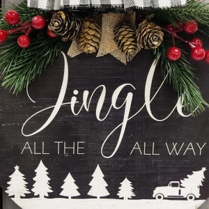 Dekoratív otthoni éneklés fali művészetnyomtatott otthoni dekoráció fa jelzőtábla