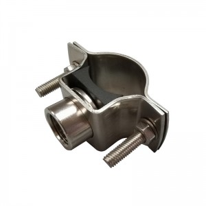 Rozsdamentes acél osztott szemű csatlakozók a fúvókák és csövek rögzítéséhez