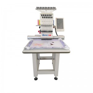 Egyetlen fejű, felborított hímzőgép