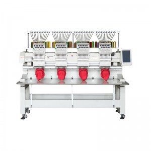 Négy fejnagysebességű számítógépes hímzőgép