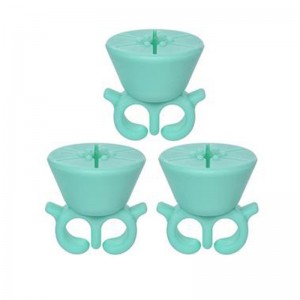 Hordható körömlakk tartó gyűrű gyűrű körömpolírozó szerszámok köröm tartozékok szilikon köröm palackkészlet az egyszerű tisztításhoz