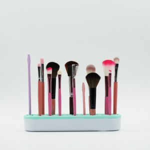 Szilikon sminkkefe tartó, szilikon sminkkefe szervező, többcélú körömkefe szervező varró szerszámok, festőkefék, rögzített szerszámok tárolása