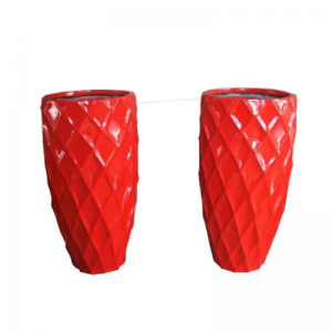 Üvegszálas ültetvényes testreszabott FRP virágcserepek