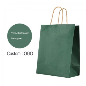 Nyomtatható és testreszabott, rendes színű papírzacskó