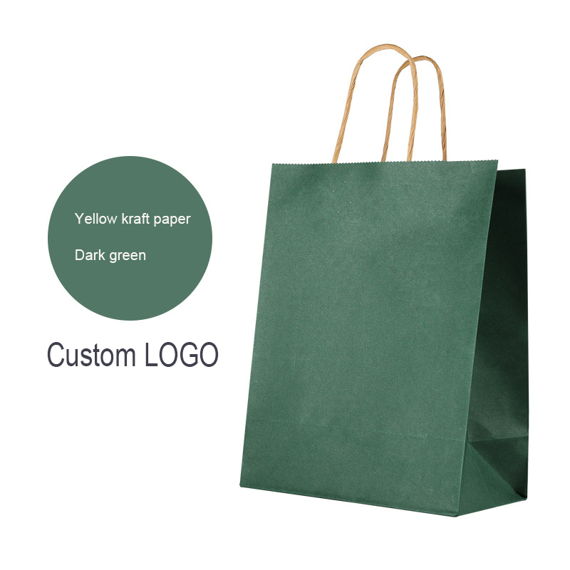 Nyomtatható és testreszabott, rendes színű papírzacskó