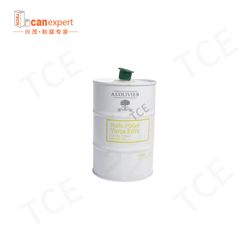 Nagykereskedelmi egyedinyomtatott élelmiszer 3 liter 4L 500 ml üres csomagolás fémolaj Can Can zöldség főzés kerek olívaolaj -konzervdoboz