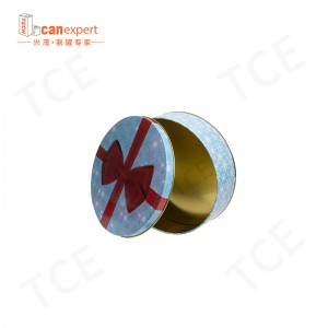 Nagykereskedelmi alumínium kerek kannák gyertya karácsonyi ajándék konténerek fém ón doboz kézműves tároláshoz