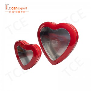 Nagykereskedelmi fém tea ón ajándéka 0,21 ~ 0,28 mm egyéb formájú kézműves ajándék konzervdoboz