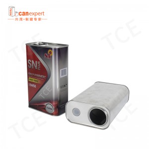 Legfelsõbb eladások szivárgásbiztos 1l olajcsomagolónégyzet alakú konzervdoboz műanyag pull-up fedéllel