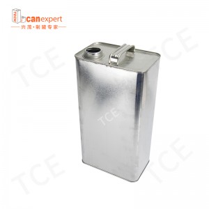 Négyzet alakú téglalap alakú fém óntartály ragasztóhoz/engine olaj/machine olaj/solvent/Paint csomagolás