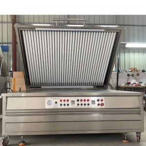 Flexonyomtatás fotopolimer lemez expozíciója és ragasztás eltávolító gép a flexo lemezkészítő számára