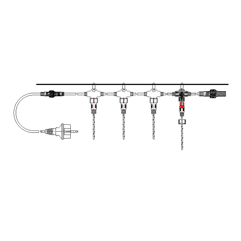 LED karácsonyi fénykészlet