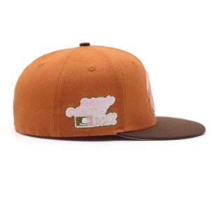 Oem/odm 6 panel egyedi hímzés logó felszerelt sapkák kalapok