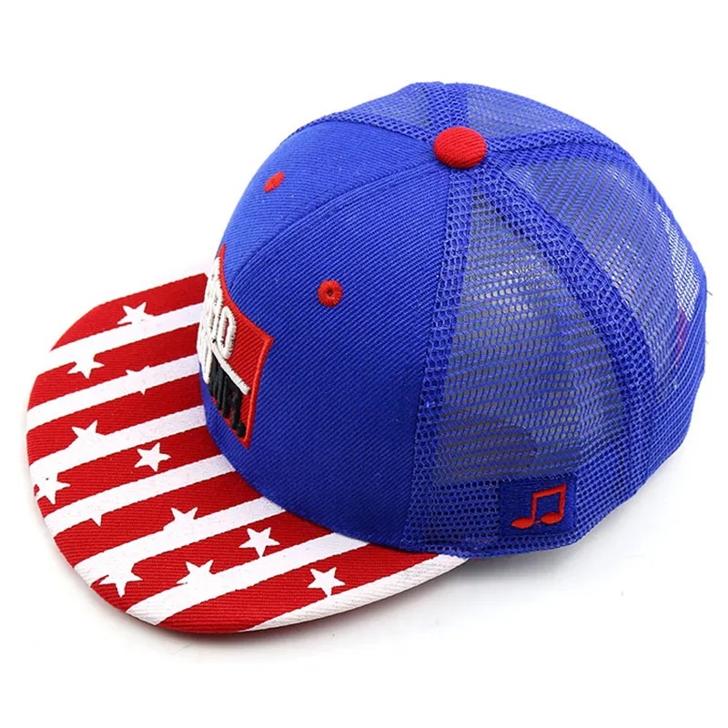 Egyedi 3D hímzés hip hop kaszkett Sport sapkák Baseball sapka Új Vintage sapka egy keret háló Snapback sapka