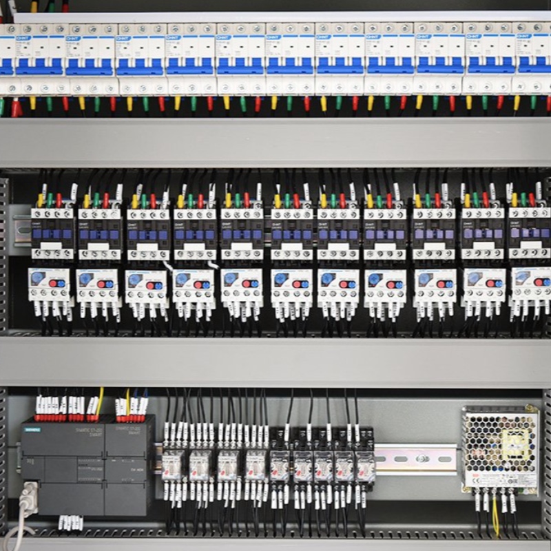 PLC vezérlőszekrény ipari elektromos szekrény