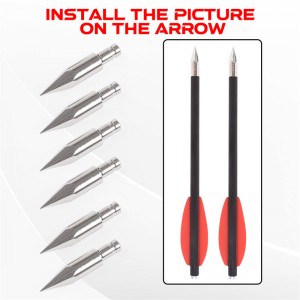 ELONGARROW 151061 65 Grainnyílhegyek ID4.2 mm -esnyílcsavarokhoz