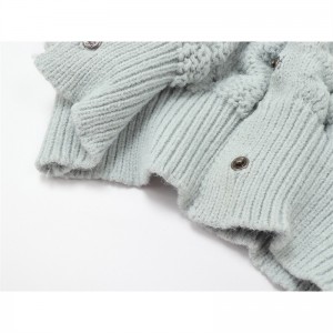 Kötött kardigán pulóver kabátja