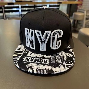 Kiváló minőségű 6 panel 3D hímzett logó Mens Gorras Vintage sapka egyedi Snapback sapkák kalapok