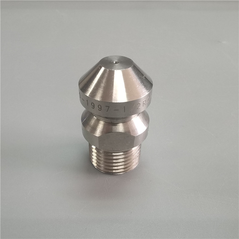 Rozsdamentes acél lefolyó fúvókanagynyomású szennyvízcsatorna fúvóka