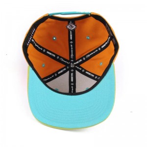 Hiphop egyedi logó lapos számla színű blokk baby gyerekek 6 panel kisgyermek Snapback gorras blank kalapok Snapbacks sapka