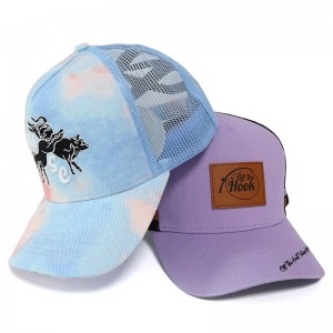 Egyéni klasszikus, kiváló minőségű 5 panel felnőtt baseball teherautó -kalapok hímzéssel logóval, dombornyomás sajtolás