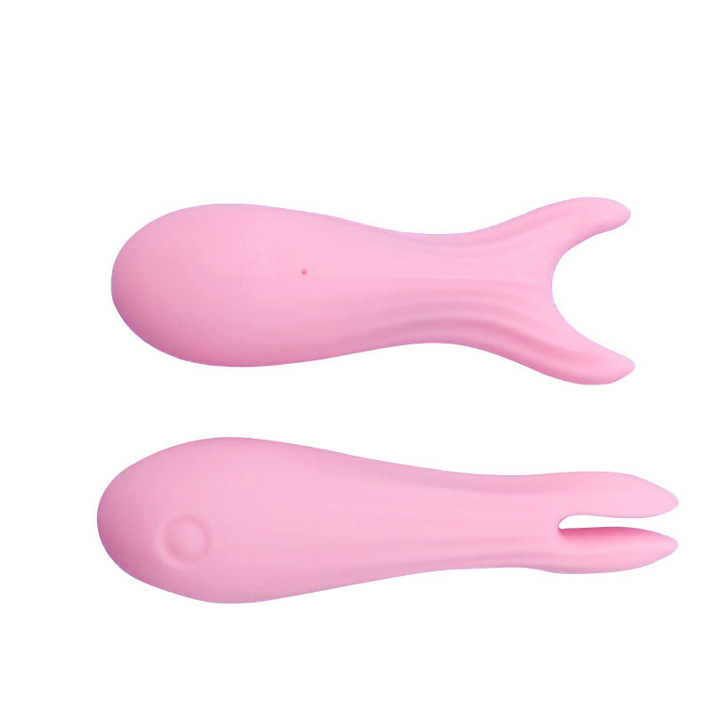 Felnőtt szexuális játék rezgő lándzsa vibrátor pálca (rózsaszín kis halvilla)