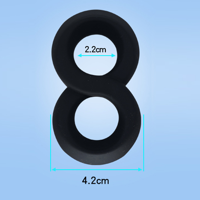Forró értékesítés férfiak szexuális játék pénisz gyűrű kakas gyűrű férfiaknak maszturbáció (8 alakú gyűrű)