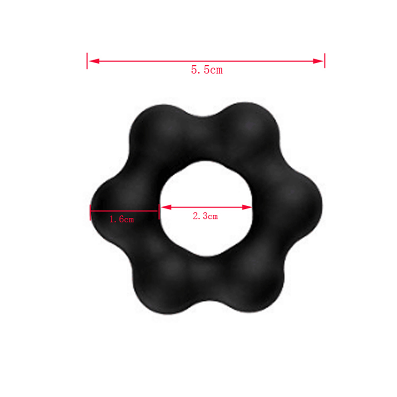 Forró értékesítés férfiak szexuális játék pénisz gyűrű kakas gyűrű férfiaknak maszturbáció (hat gyöngy)