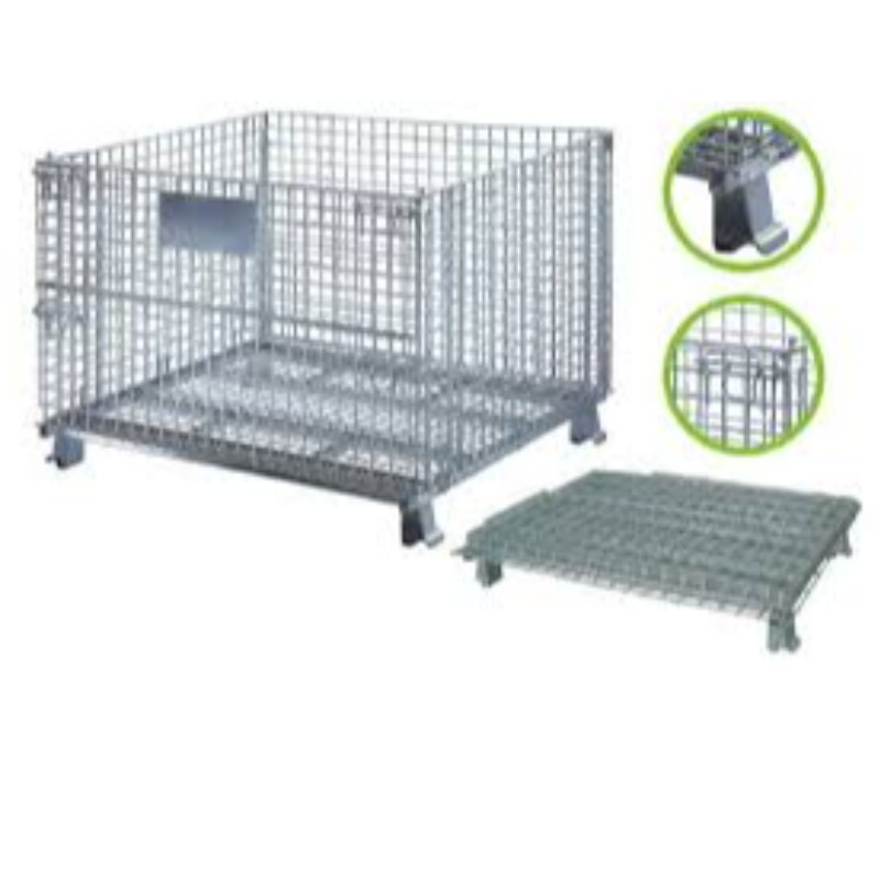 Összecsukható drótháló tartály