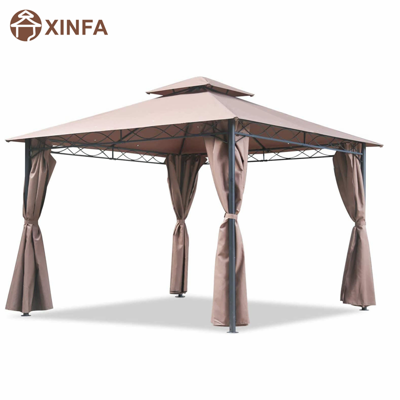 10 \\\\ \'x 13 \\\\\' Gazebo Block Sun Shade Canopy, vízálló sátor függönyökkel hordozható parti előtetők