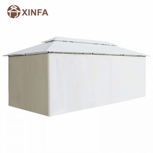 luxuskerti lombkorona borító háztáji pavilon kültéri rothadás alumíniumálló függöny