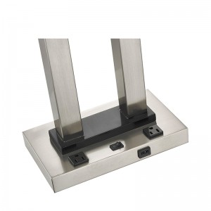 Dupla éjjeliszekrény asztali lámpa a vendégszobában