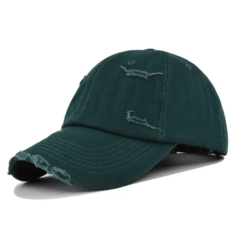 2023 új stílusú színes, egyedi logó pamut vintage baseball sapka bajba jutott apa kalap