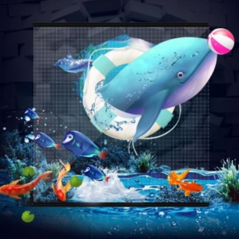 Rövid bevezetés az átlátszó holografikus LED képernyőhöz