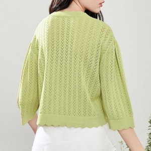 Nyári divat kardigánokkal kötöttáru anők számára