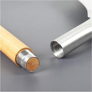 Forró eladások leszerelhető fogantyú alumínium pizza héja lapát fa fogantyúval pizza héj