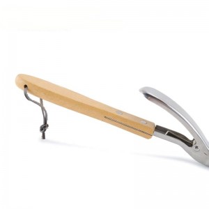 Egyszer használatos 2-ben 1 BBQ grillezés spatula&fogók szabadban grillezéshez, többcél