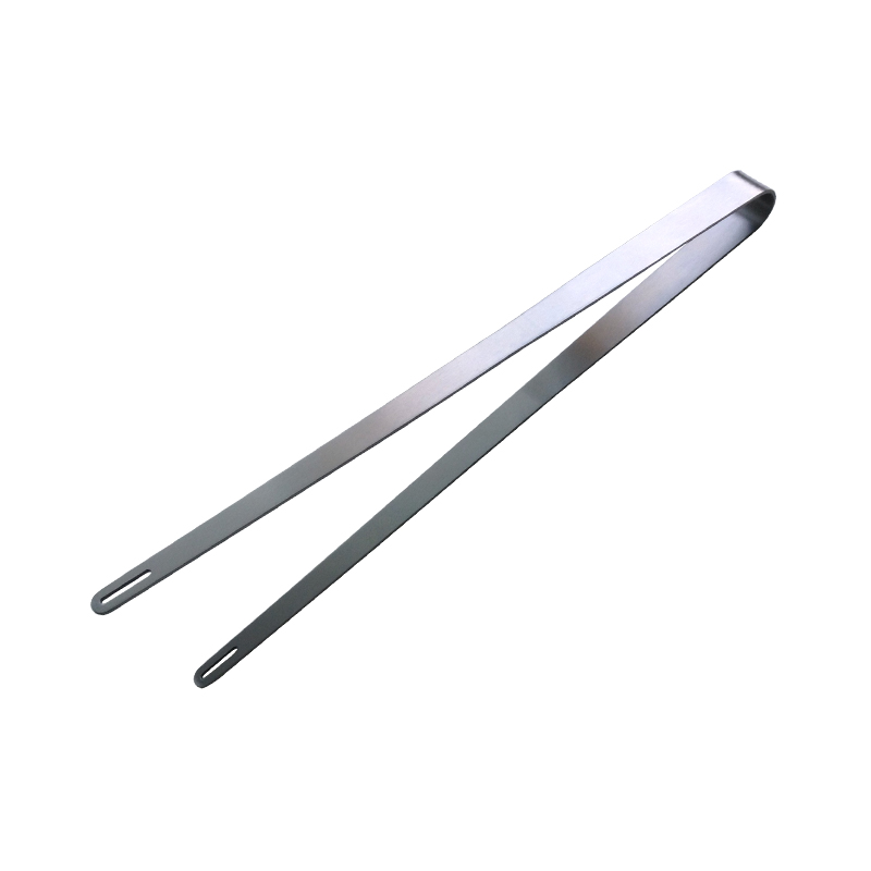 OEM 304 rozsdamentes acél, egyszer használatos 2-ben 1 BBQ grillezés spatula&fogók szabadban grillezéshez, többcél
